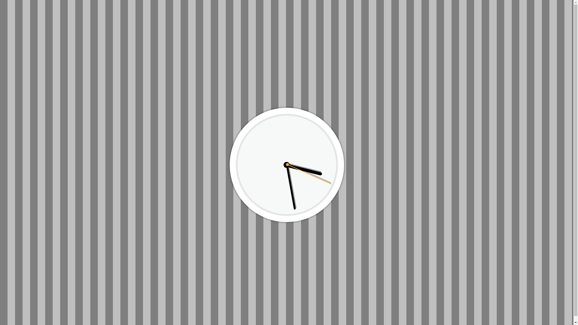 JavaScript and CSS Clock