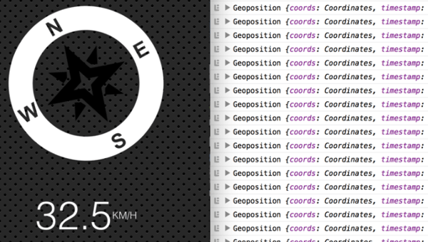 Geolocation based Speedometer and Compass